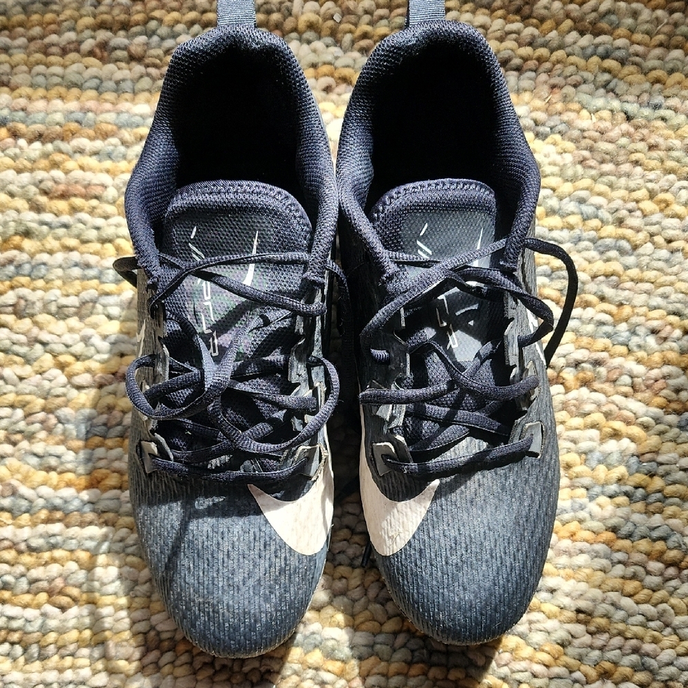 Kids Black and White Athletic Shoes